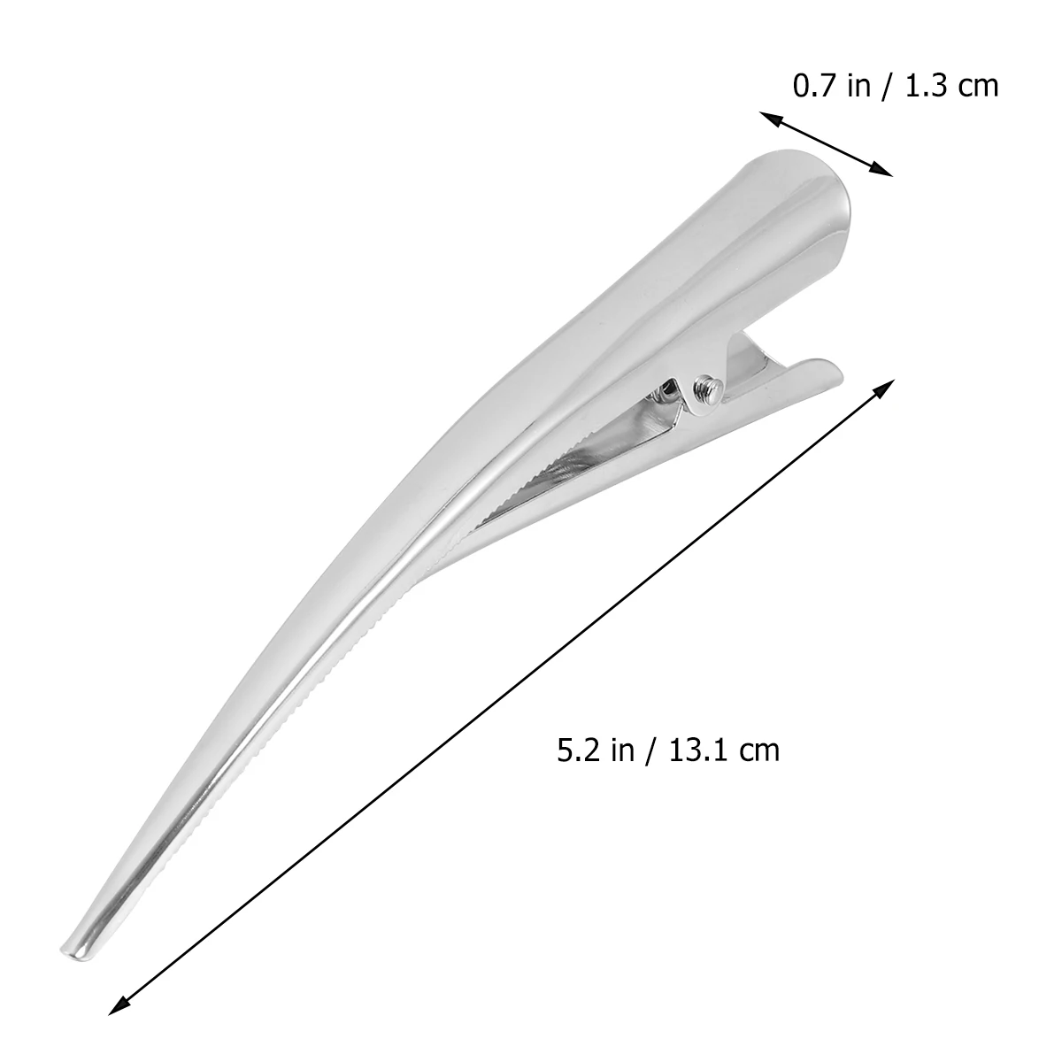

12 pcs Duckbill Hair Clips Women Wedding Accessories Bun Styling Metal Large Grip Force Durable Beautiful Craft Office Home Use