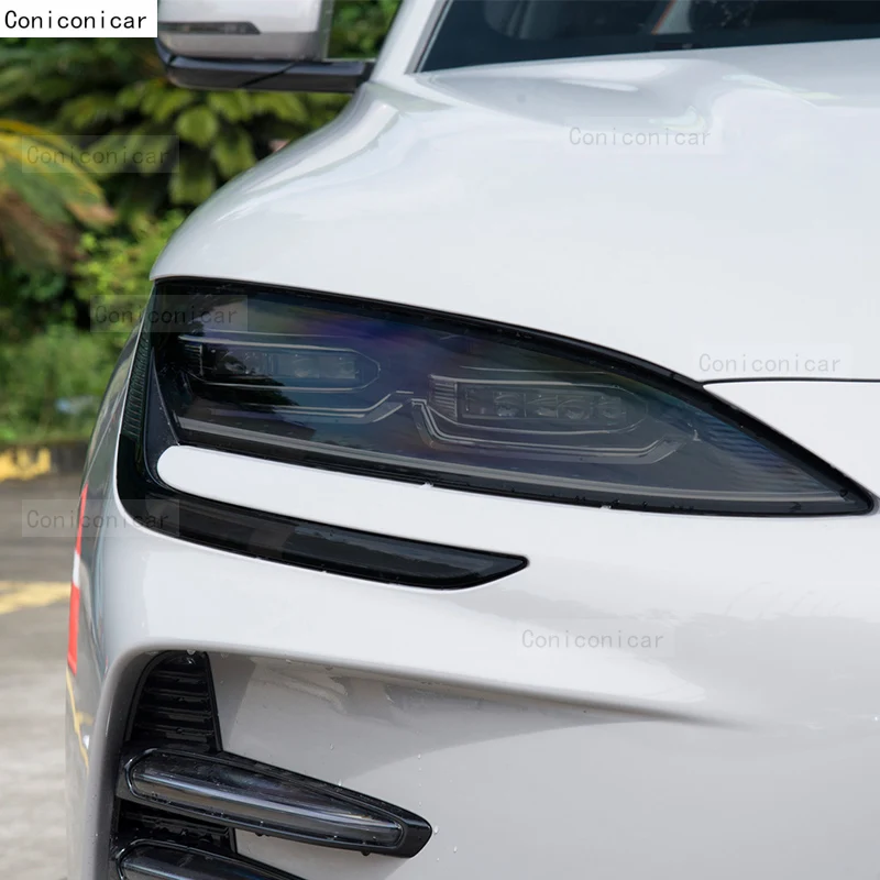 For BYD SONG Plus Champion Version DM-i EV 2023 Car Exterior Headlight Anti-scratch TPU Protective film Anti-scratch Repair - Image 5