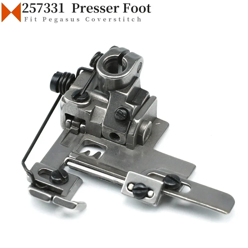 257331A56 A64 Presser Foot For Pegasus Coverstitch Sewing Machine Fit 3-Needle W561 W562 W1500 W2600 Needle Distance 5.6mm 6.4mm