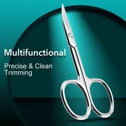 Stainless Steel Manicure Nail Cuticle Scissors Nail Trimmer Cuticle Remover And Nails Cutter Professional Russian Manicure Inox