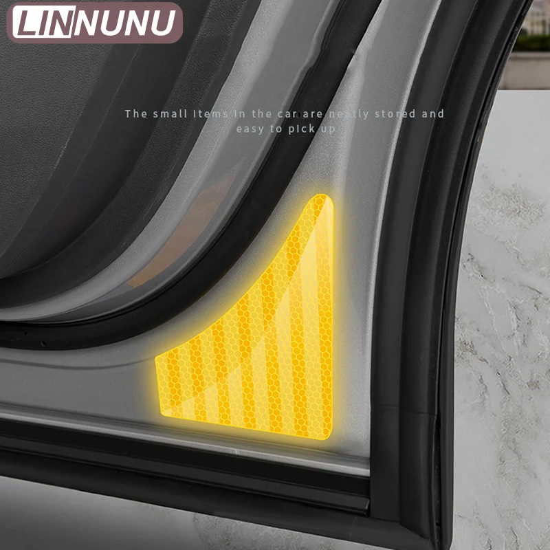 LINNUNU﻿ Door Reflective Sticker For Geely Starray EM-i EX5 EM-i  2026 Night Safety Warning Decal Anti-Collision Car Accessories - view 2
