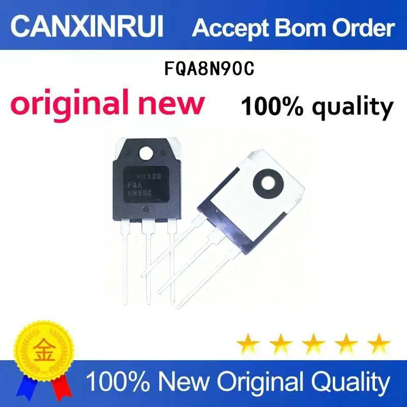 (5-100 Pieces) New stock FQA8N90C MOS tube TO3P package