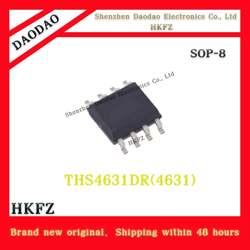 

THS4631DR THS4631 Silkscreen 4631 Patch SOP-8 Operational Amplifier Chip Quality Brand New