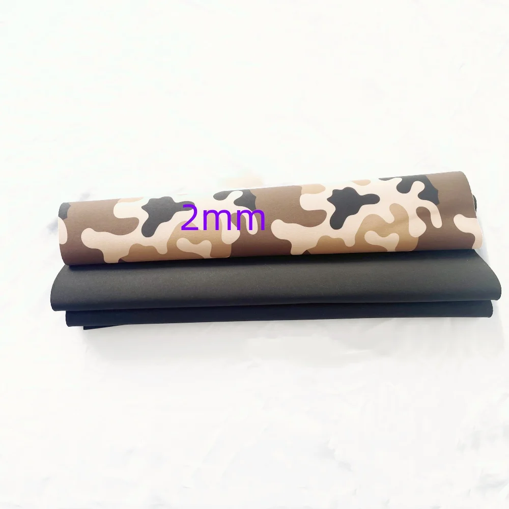 2mm thick camouflage neoprene waterproof and windproof SBR wetsuit stretch fabric sewing fabric stretch tricot bag