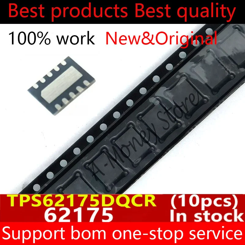 

(10pcs)TPS62175 62175 TPS62175DQCR QFN-10