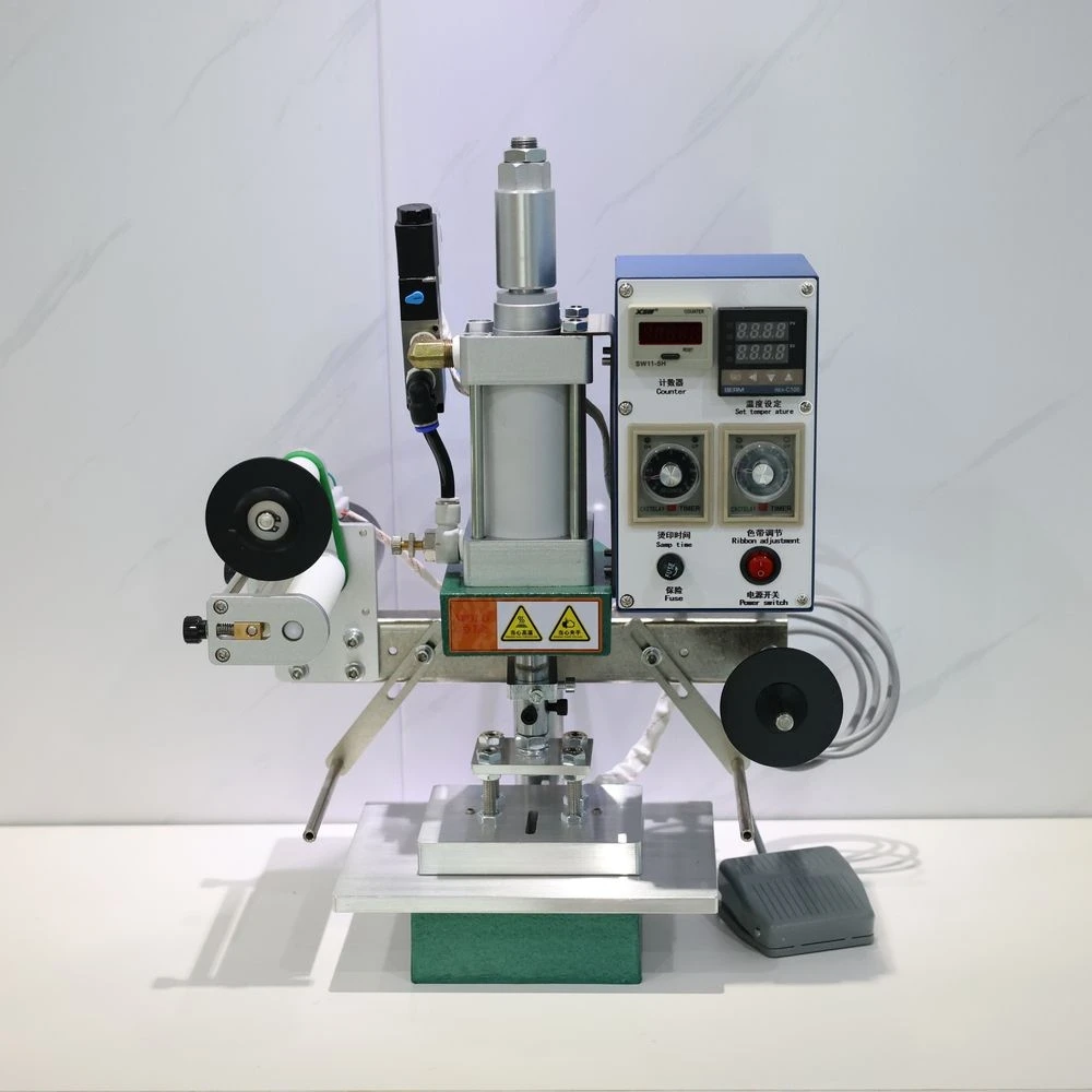 W-Y11 Macchina abbronzante Macchina per stampa a caldo Macchina per goffratura pneumatica Lamina per stampa a caldo Carta dorata Lamina HS per pelle PVC