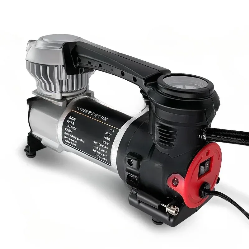 

Wind Rimula Car Tire Air Pump Portable Cigarette Lighter 12V Car with Tire Pressure Electric Pump T100