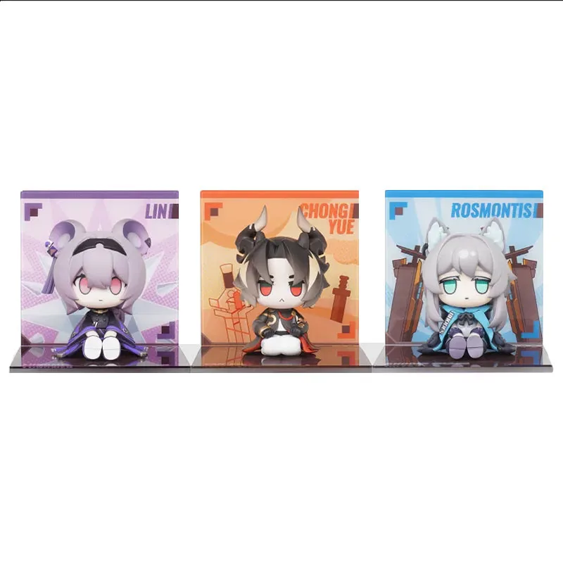 Sunsyea Arknights Official Merch Original Authentic MINI Series Figure Doll Set Ling Chongyue Rosmontis