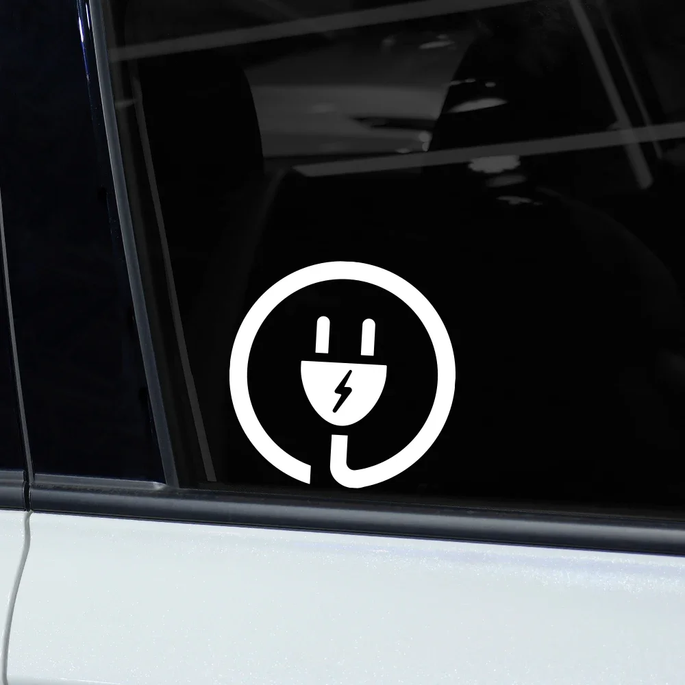 Creative Lightning Electric Plug Decal Waterproof Self-adhesive Sticker For Car Motorcycle Tuning Styling