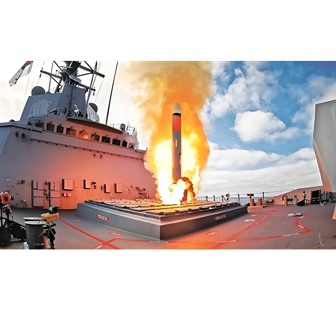 Модель круивной ракетки FANDAO Tomahawk 1:30 - коллекционное военное украшение ракели для любителей военных нас, реквизит с 3D принтом, подарок