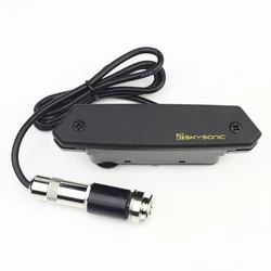 Skysonic T-901 Preamp System Pickup Soundhole Pickup Magnetic Mic Dual Pickup for Classic Folk Acoustic Guitars