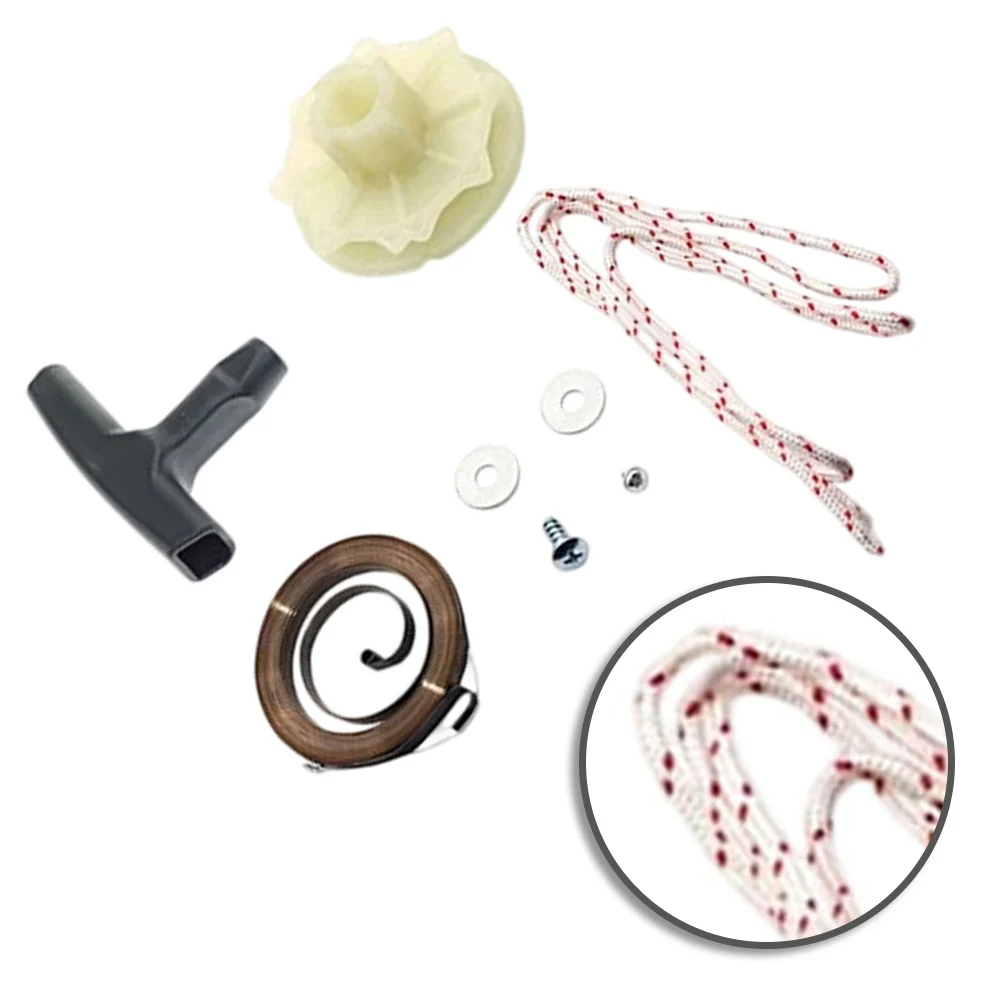 Recoil Starter Repair Kit & Handle Rope Recoil Starter Accessory Kit For Models P350 P350XT P351 And P351XT Lawn Mower Parts