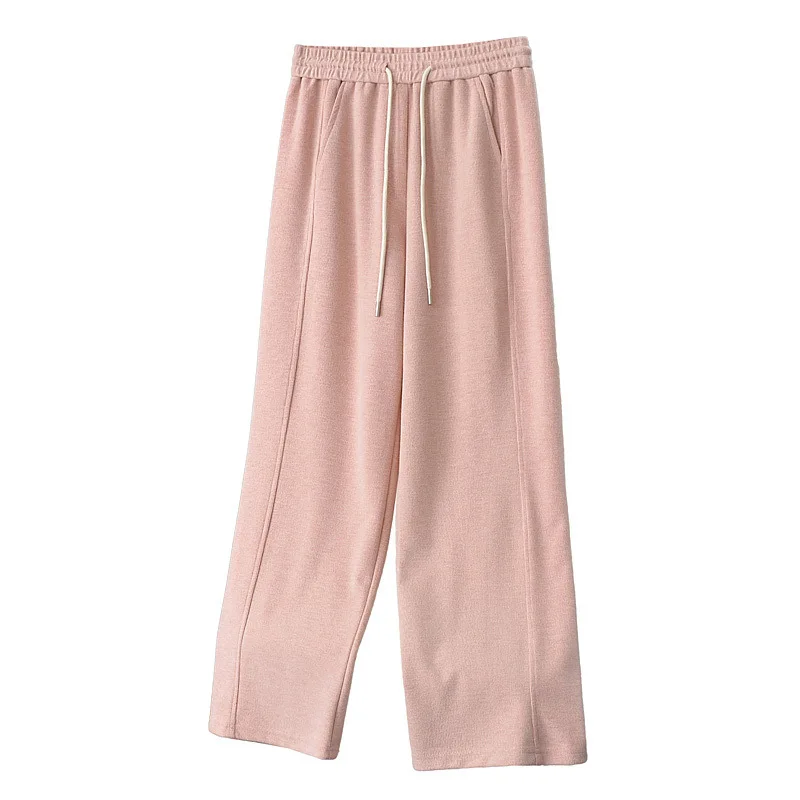 

XXXXL Fashion Plus Size Woman Clothing Sweatpants 2026 Spring Casual cover-up High Waist Banana Pants Straight Leg Trousers 3009