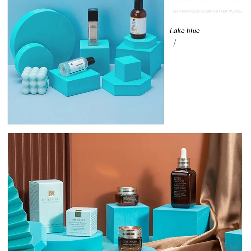 Prodotto popolare fotografia puntelli fotografia schiuma bolla cubo geometrico Set puntelli fotografia