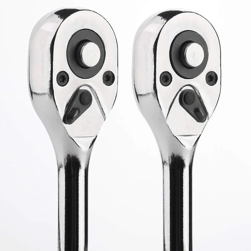 1/4 "3/8" 1/2 "سقاطة وجع 24 الأسنان الإفراج السريع اسئلة المقبس لوحة المفك اسئلة مقبض أدوات مفتاح الربط لإصلاح السيارات