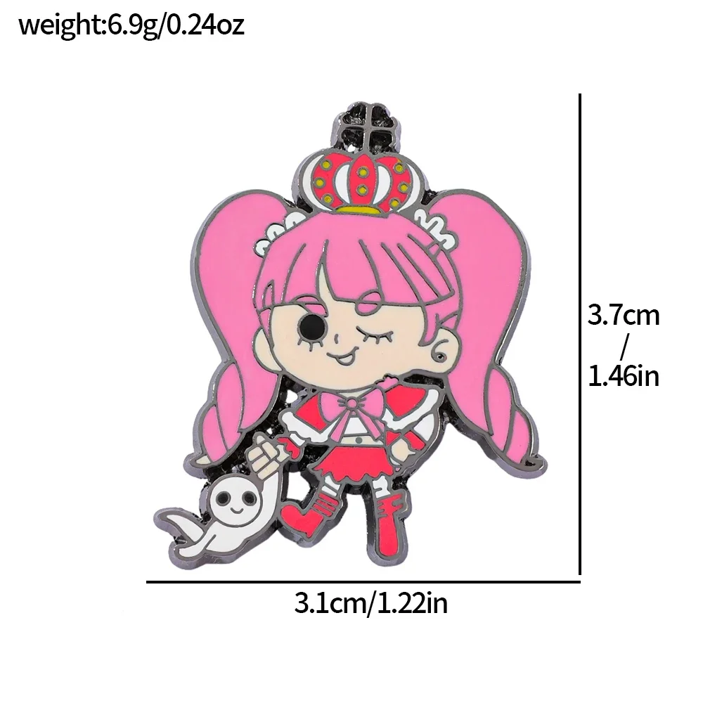 16 Pcs Character Brooch Q-version Sabo Monkey D. Luffy Nami Enamel Pin Backpack Clothing Jewelry Metal Badge Accessories Gifts - view 4