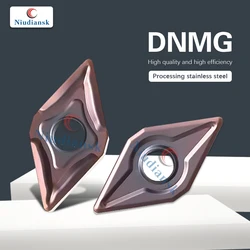 DNMG150604-EF DNMG150608-EF DNMG150608-EM DBG205 10PCS Metal Lathe Tools Outer Circle Turning Insert Processing Stainless Steel