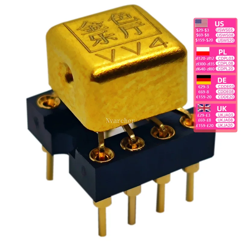 Nvarcher VV4 dual op amp upgrade V4i-D HDAM8888 9988SQ/883B MUSES02 01 OPA2604AP Für Verstärker DAC