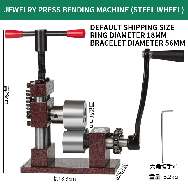 Manual Jewelry Bending Machine for Bracelet Flat Surface Bangle Forming Jewelry Making Equipment