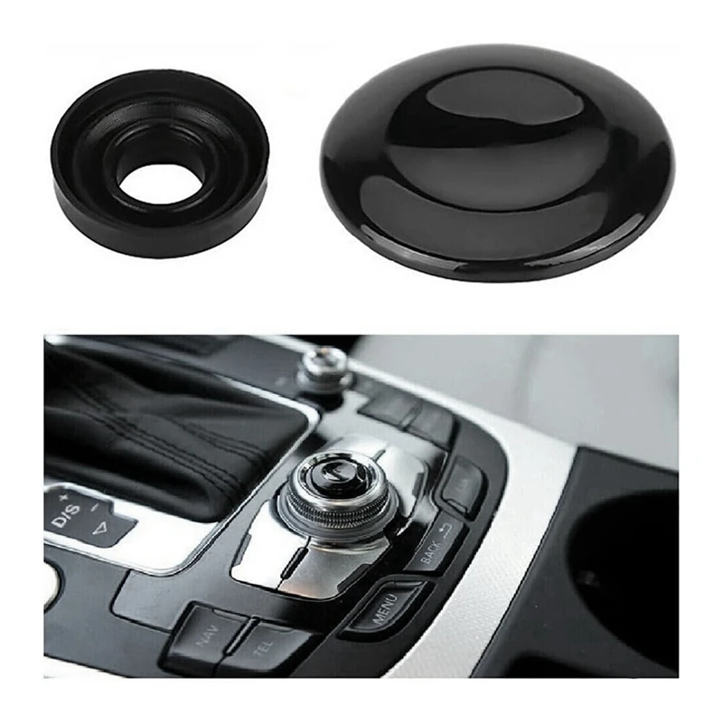 Car Center Console MMI Knob Multimedia Button Cover 8K0998068A For  A4 A5 A6 Q5 Q7 S4 S6