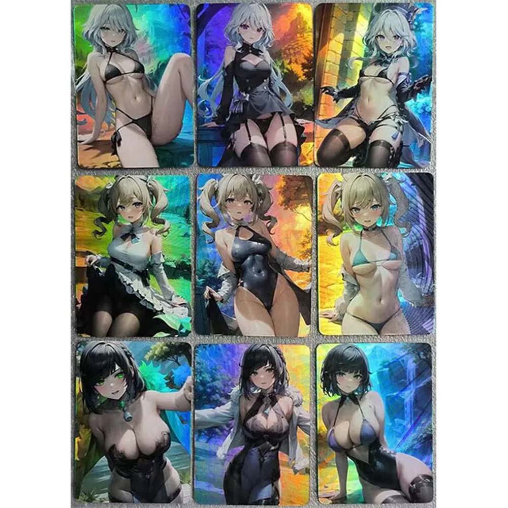 CM Anime Goddess Story DIY ACG Tokisaki Kurumi Yoimiya Boys Game Toys Collectible Cards Christmas Birthday Gifts Board Game