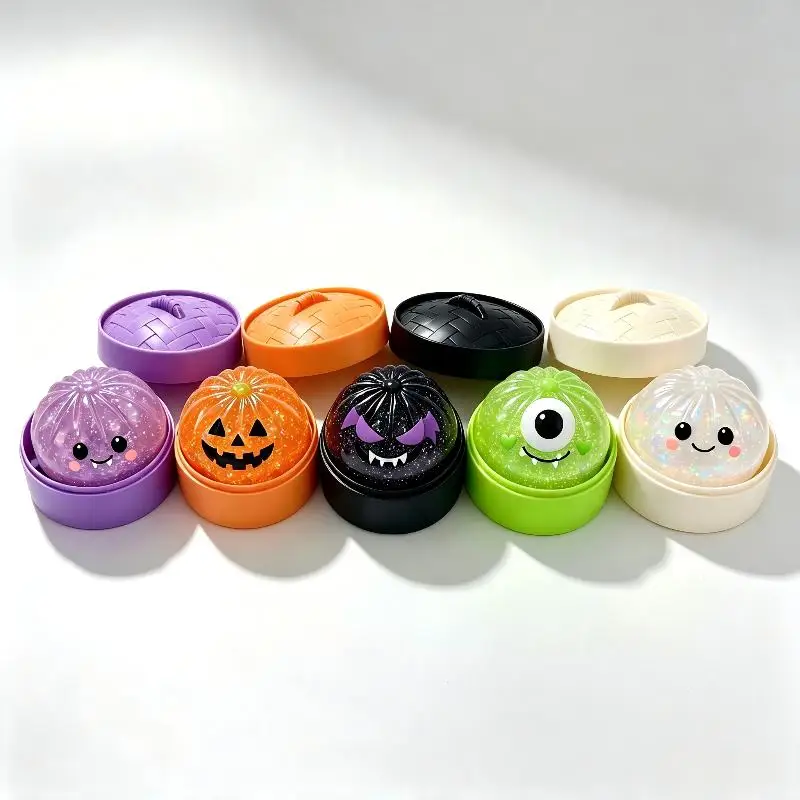New Halloween Styles Ghost Bat Pumpkin Bun Toy Soft Slow Resilience Squeeze Toy