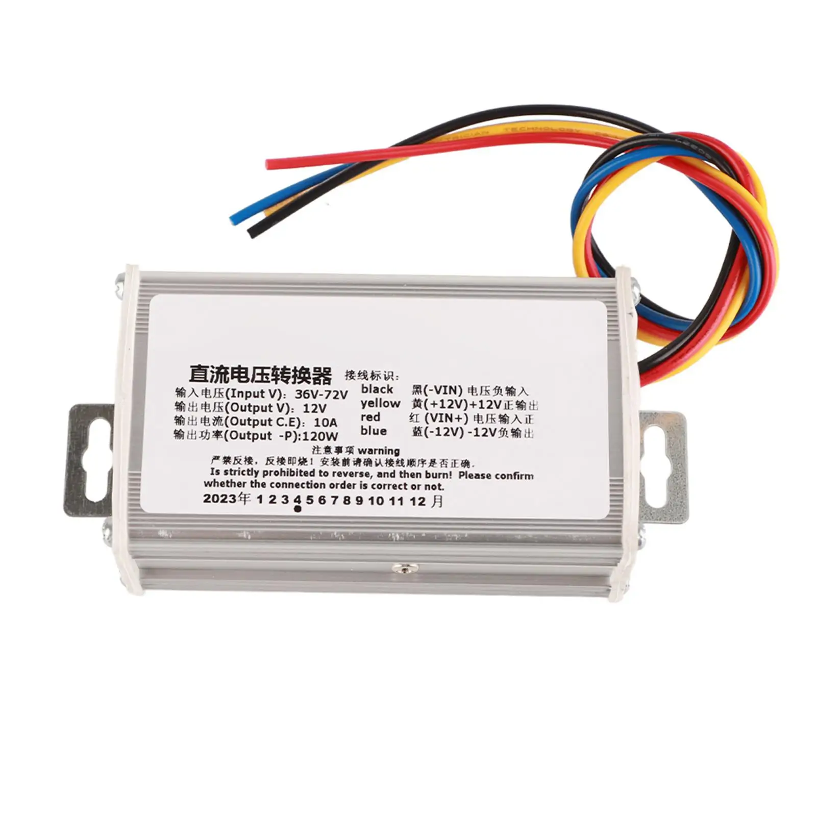 12V 10A 120W DC-DC Step-Down Power Supply Module PFM 36V-72V Converter for Efficient Voltage Regulation