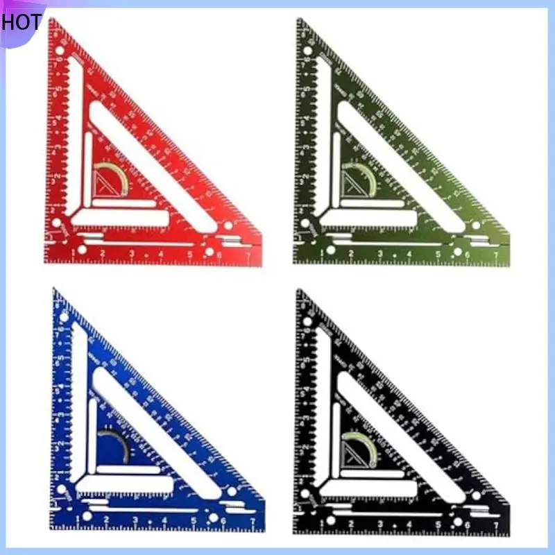 B45C 4 قطع أداة مربع رافتر مبتكرة، أداة مربع رافتر، مربع رافتر، مسطرة مثلثة عالية الدقة مع كتلة تهزهز #1