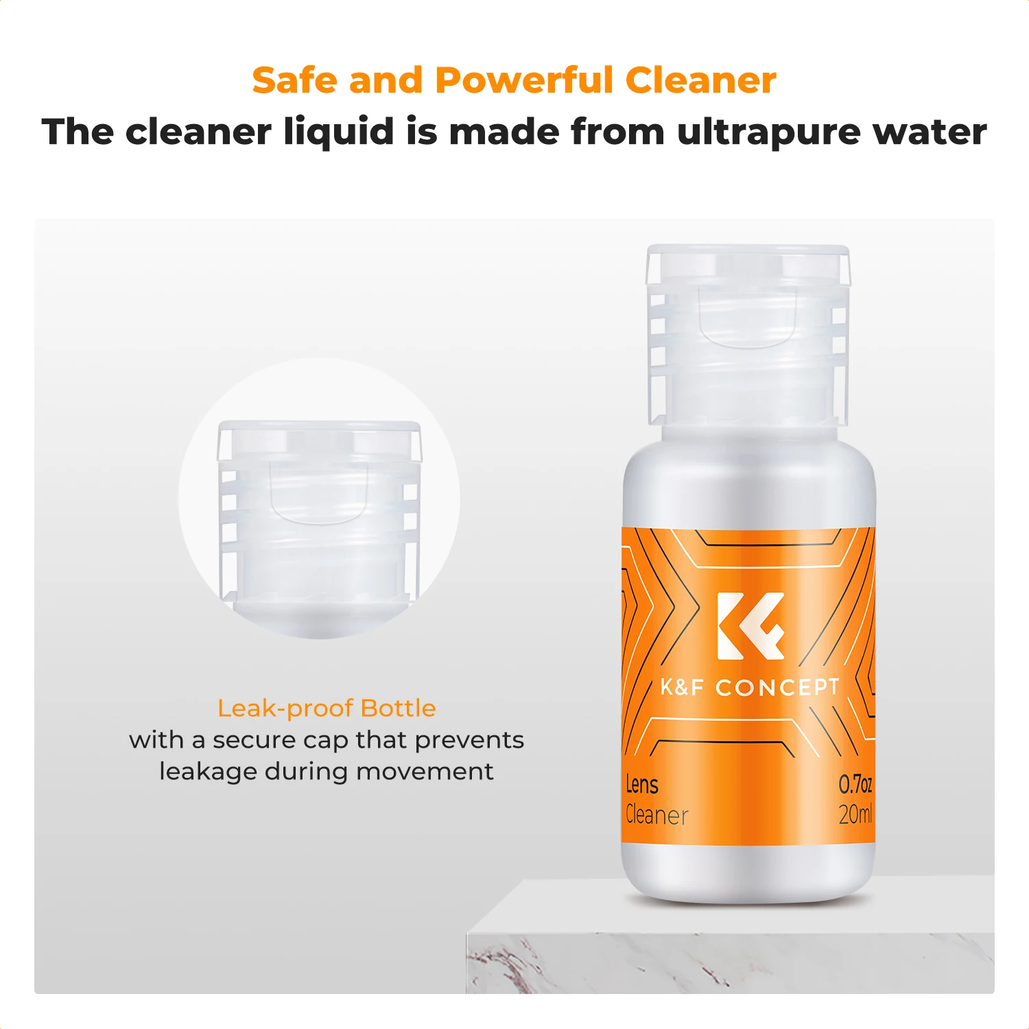K&F CONCEPT 12mm Micro Four-Thirds 4/3 Sensor Cleaning Swab *10&20ml Liquid Sensor Cleaner Kit For M4/3 Olympus Panasonic Camera