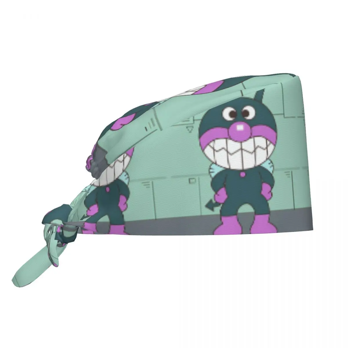 Cappello Medico Baikinman, Berretto da Lavoro per Donne e Uomini, Comodo Cappello Elastico per Infermieri con Laccio Posteriore, Berretto da Lavoro con Motivo