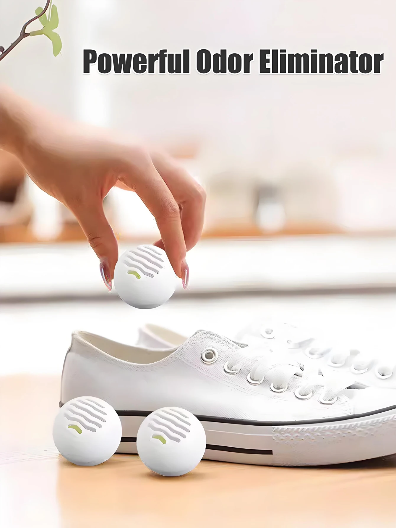 Bolas desodorizantes para zapatos, eliminador de olores perfumado sólido reutilizable para zapatillas, armario, cajón, eficaz, 6/18 Uds.