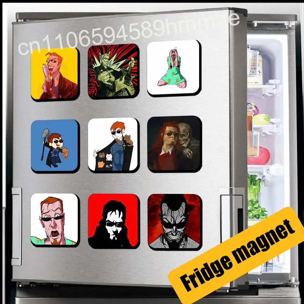 

For The P-Postal D-Dude Fridge Magnets Freezer Refrigerator Kitchen Metal Cabinet Magnetic Card Case
