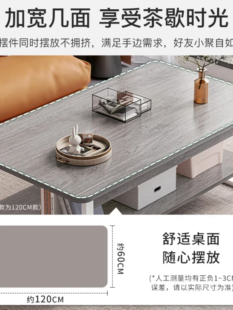 Home Small Apartment Simple Modern Creative Tea Double Layer Sofa Side  Eight-Immortal  Simple Small Table