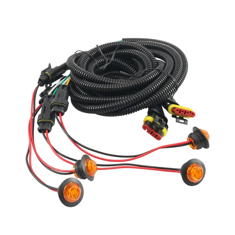 

Turn Signal Kit Steering Brake Lights For Polaris Can-Am Honda Pioneer/Big Red Kawasaki