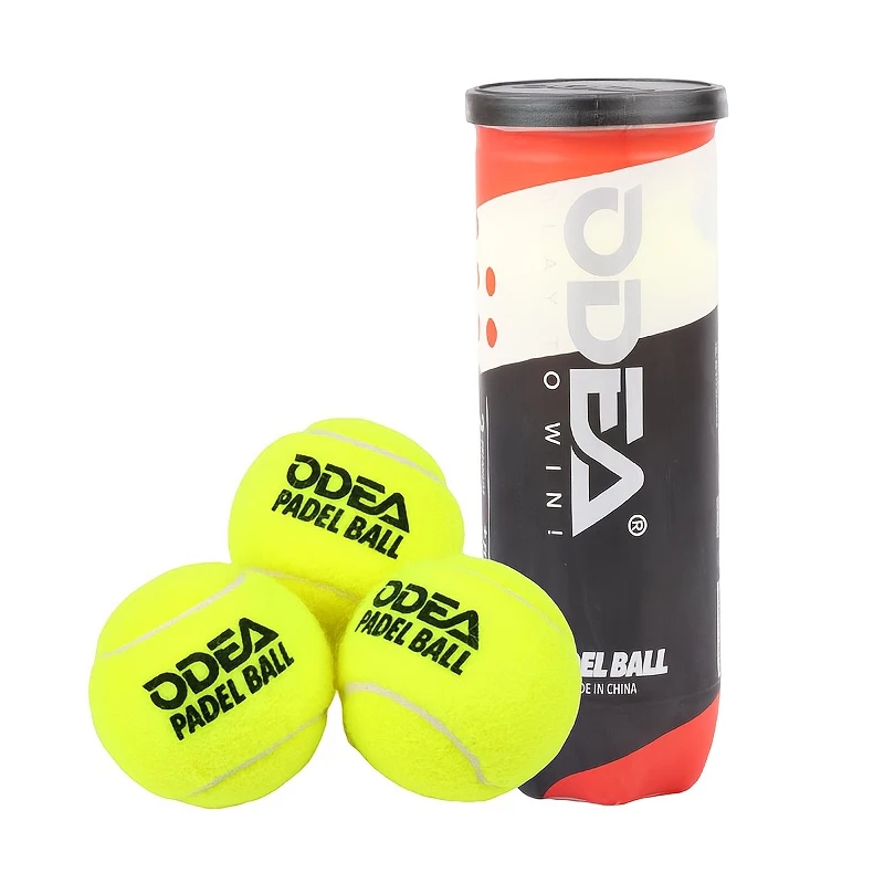 

ODEA Padel Balls 45% Wool Fabric – Standard Competition & Practice Training Balls, 3 Balls Per Can