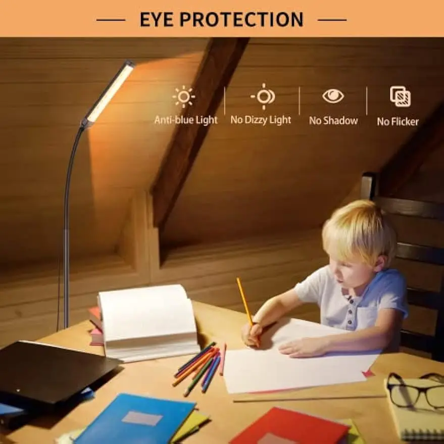 Obrázek 6: LED podlaha lampa pro žití pokoj stepless nastavitelný 3000K-6000K barvivo & jas dívat se na lampa 120 LED čtení podlaha lamp