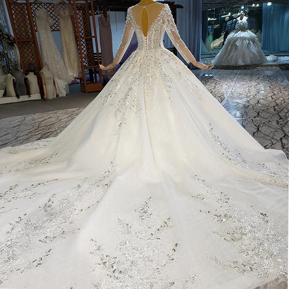 Real luxo casamento vestido de noiva 2022 frisado tule vestido novia bola vestido de noiva vestido de casamento para mulher