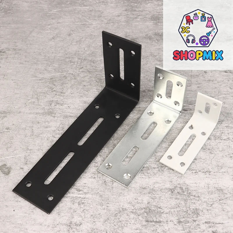 90-Grad-Winkelhalterung aus Edelstahl, Eckwinkel, Verbindungshalterung, Befestigungselement für Möbel, Tür, Schrank, Bildschirme, Wand