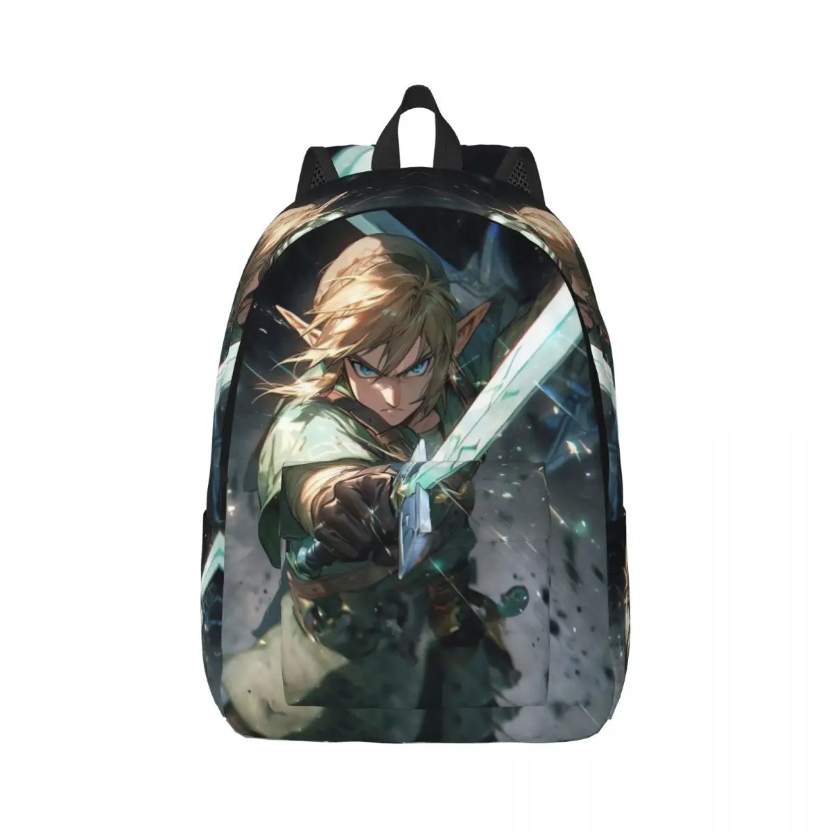 Zelda Student School Bookbag Canvas Daypack Elementary High College Travel Bags