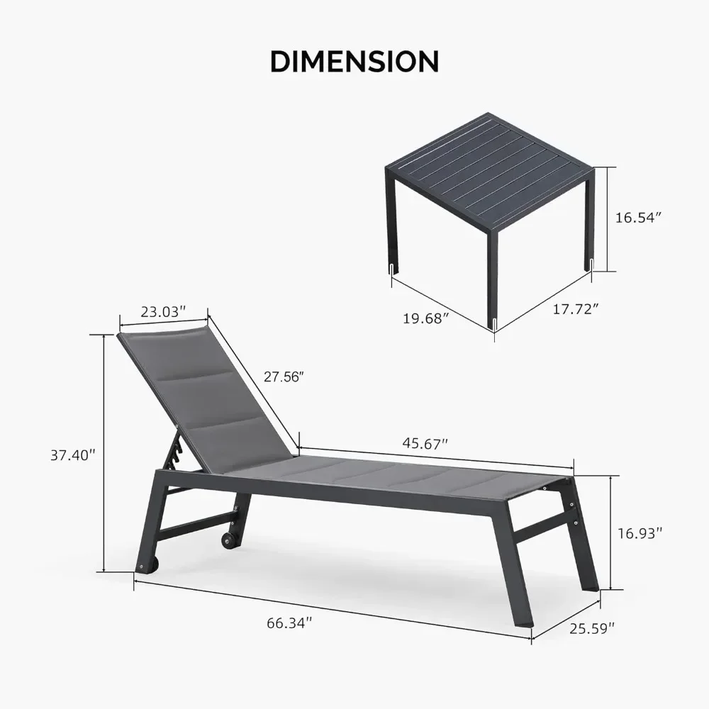 recliner chair. All Weather Aluminum Reclining Chairs Sunbathing, recliner chair