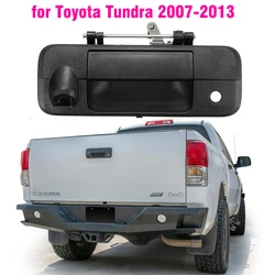 Car Tailgate Handle Rear View Camera Backup Tailgate Camera for Toyota Tundra 2007 2008 2009 2010 2011 2012 2013 Replacement
