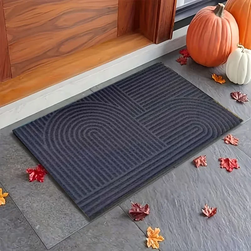 Simple Entrance Carpet Porch Non-slip Entrance Mat Shoe Mat Three-color Floor Mat Washable Outdoor Indoor Floor Mat HOME Decor