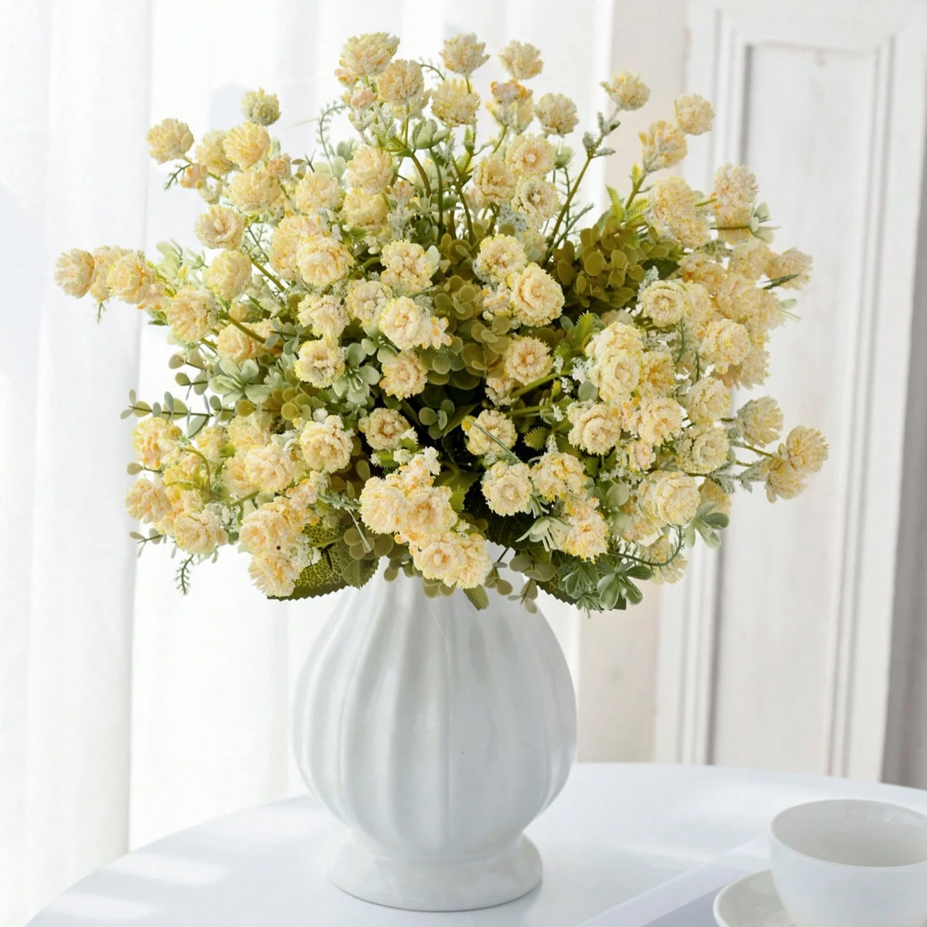 الحرير الزهور الاصطناعية الزفاف المنزل سالا غرفة ديكور في الهواء الطلق ساحة العروس باقة منعش نمط DIY بها بنفسك الحرفية التصوير الدعامة هدية #3