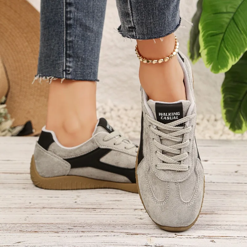 Women's Sneakers Retro Round Toe Lightweight Loafers 2026 New Comfort Low Top Casual Outdoor Women Shoes Zapatillas De Mujer