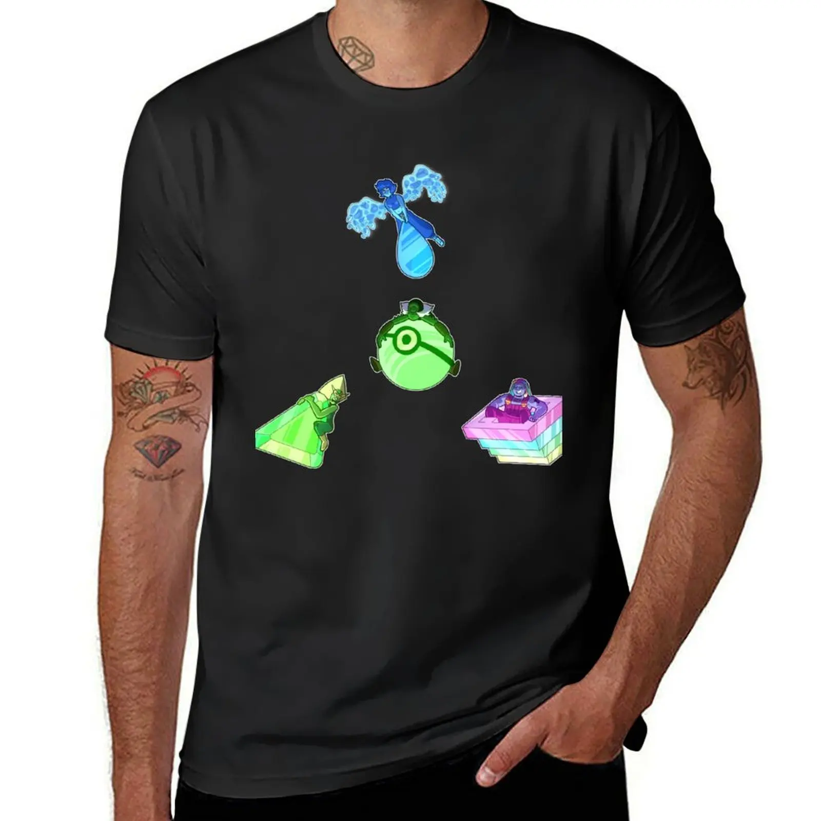 Steven Universe - Crystal Temps Edition! T-Shirt summer top graphics heavyweights hippie clothes mens graphic t-shirts