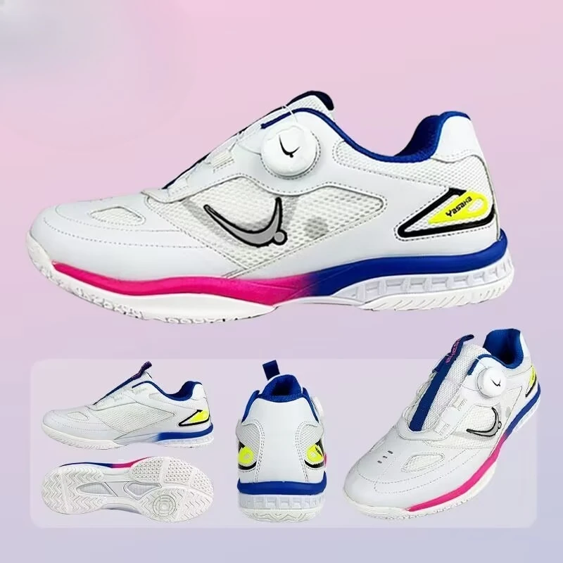 Classic Brand Badminton Shoe Mesh Breathable Table Tennis Shoes Good Quality Tennis Shoes Wearable Indoor Court Shoes Couples