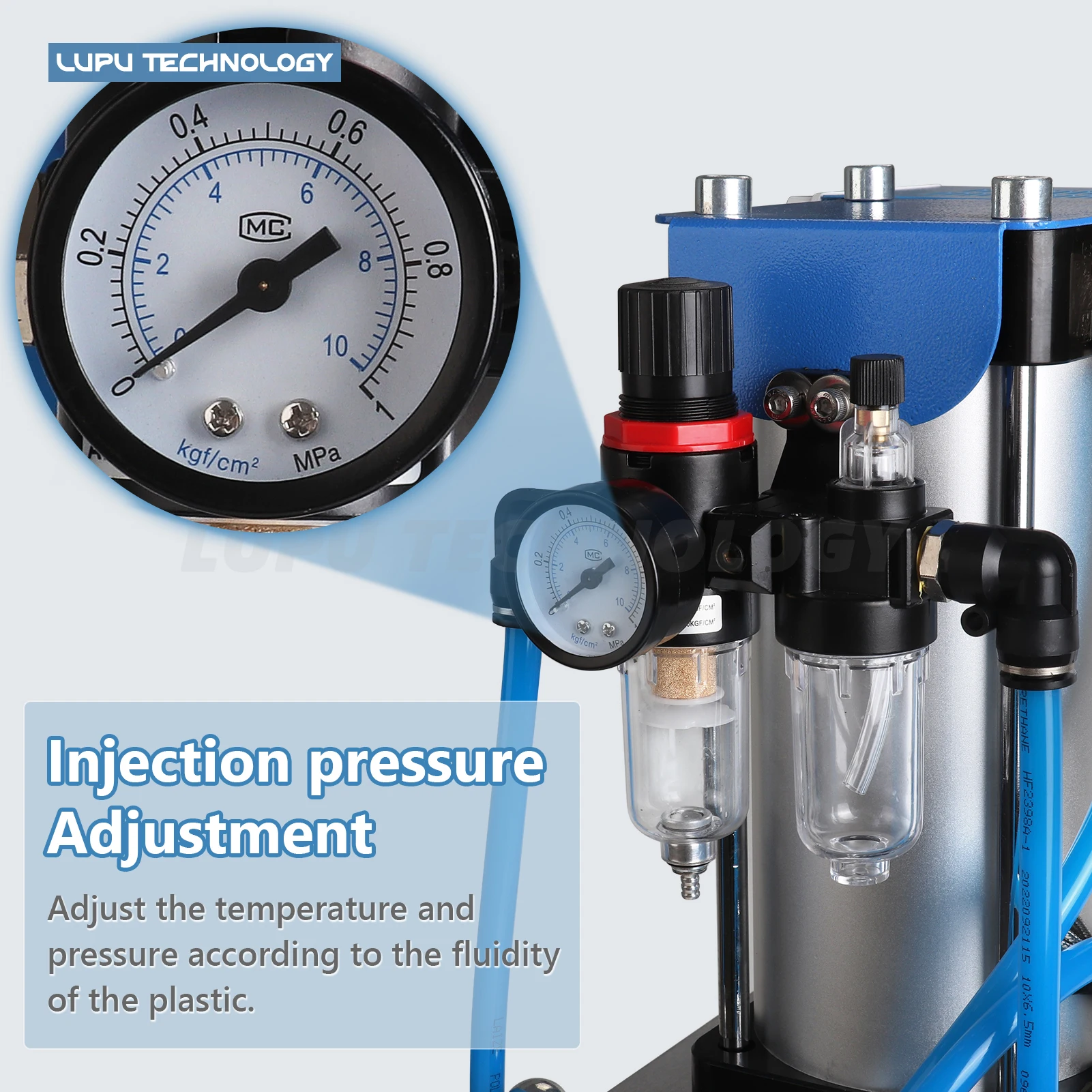 Vertical Injection Molding Machine 20g 110V/220V Desktop Polymer Plastic Injection Molding Machine