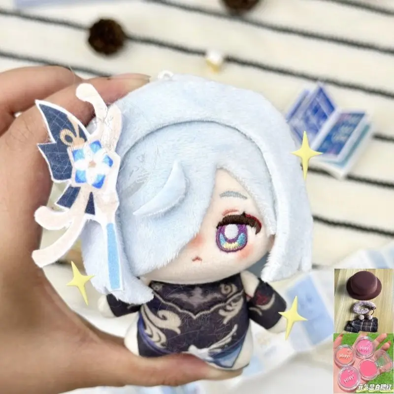 Game Genshin Impact Shen He Cosplay Animal Body Dango Pendant Keychain Anime Figure Mascot Xmas Gift 10cm