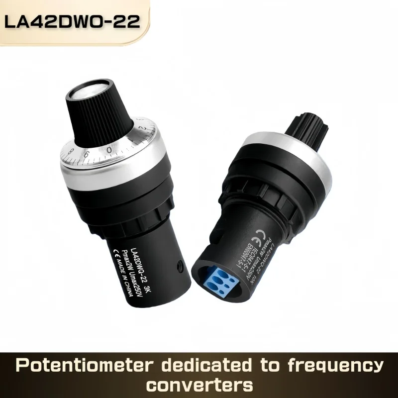 2K 3K 5k 10k 20k Ohm resistance LA42DWQ frequency converter potentiometer  speed regulating knob switch potentiometers