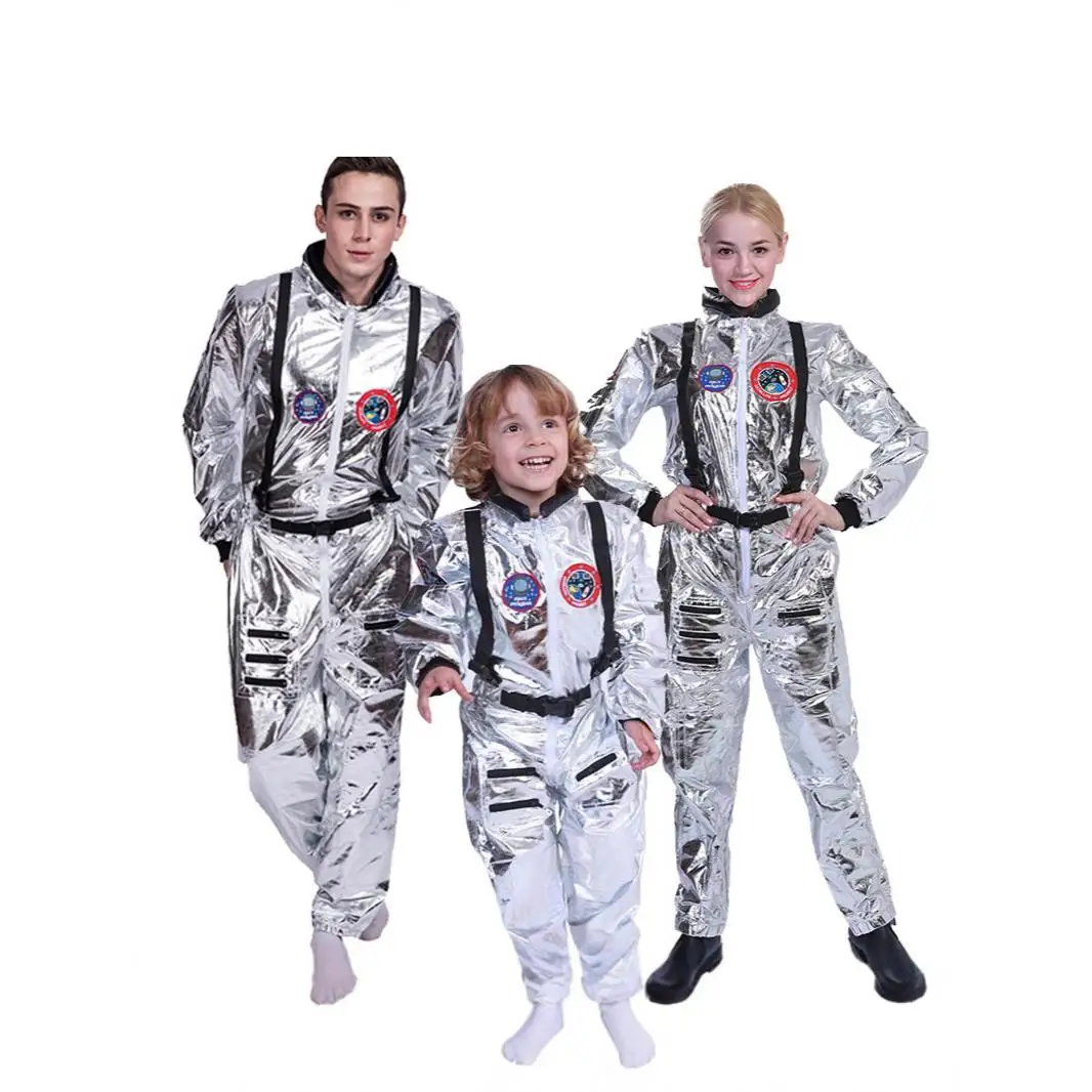 Dzień Dziecka Halloween Strój Kosmiczny Kostium Astronauty Rong Earth Pilot Łatwy w Użyciu Kostium Sceniczny